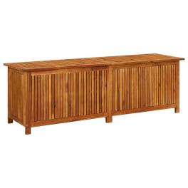 Storage box oiled solid acacia wood 68.9 in x 19.7 in x 22.8 in