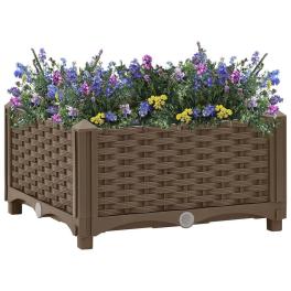 Raised bed brown polypropylene medium durable raised bed