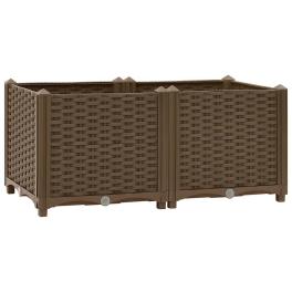 Raised bed brown polypropylene medium durable raised bed
