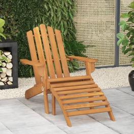 Garden chair natural wood solid acacia wood standard foldable