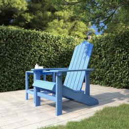 Garden chair aqua blue high density polyethylene standard durable
