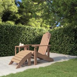 Garden chair brown hdpe (high density polyethylene) standard