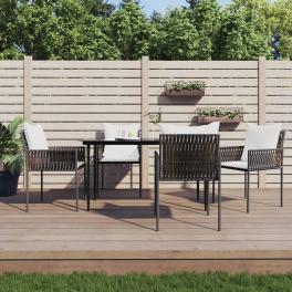 Garden dining set brown