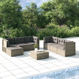 Garden lounge set grey