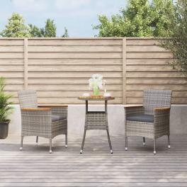 Garden bistro set grey