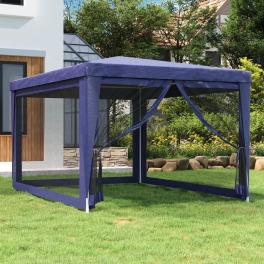 Party tent blue