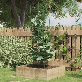 Garden plant support set of 5 green