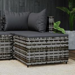 Patio footrest gray
