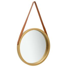 Wall mirror gold and brown