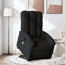 Stand up massage recliner chair black