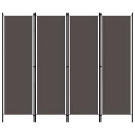 4-panel room divider anthracite 78.7"x70.9"