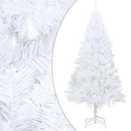 Artificial christmas tree white pvc, steel 59.1 in