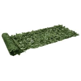 Balcony privacy screen dark green polyethylene, fabric