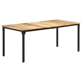 Dining table rough mango wood large durable dining table