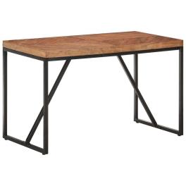 Dining table natural solid acacia wood durable dining table