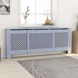 Mdf radiator cover gray 80.7"