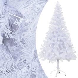 Artificial christmas trees white pvc 4 ft collapsible