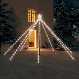 Led christmas tree cold white metal, led 11.8 ft