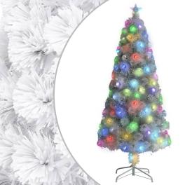 Artificial christmas tree white pvc 5 ft