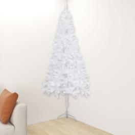 Artificial christmas tree white pvc, steel 70.9 in tall