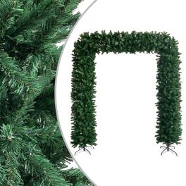 Christmas tree arch green pvc large durable christmas tree arch