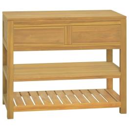 Bathroom cabinet natural teak solid teak wood medium