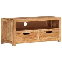 Tv cabinet light brown solid acacia wood standard tv cabinet