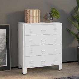 Drawer cabinet white metal medium drawer cabinet rectangular