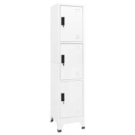 Locker cabinet white steel 70.9 in height locker cabinet
