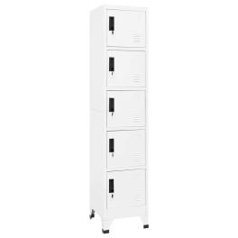 Locker cabinet white steel tall modern locker cabinet