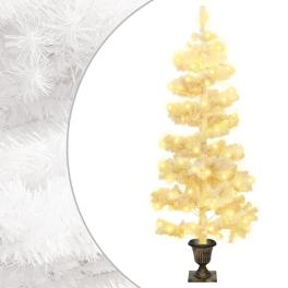 Swirl christmas tree white pvc, steel medium swirl christmas tree