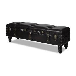 Storage bench dark brown