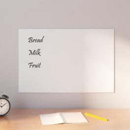 Wall-mounted magnetic board white 23.6"x15.7"?&nbsp;tempered glass