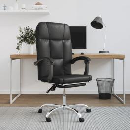Reclining office chair black