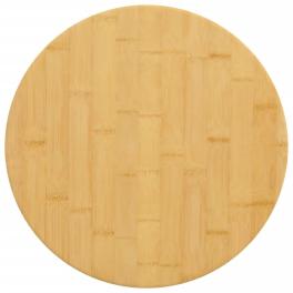 Table top bamboo 19.7 in diameter, 1.6 in thickness durable