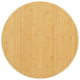 Table top bamboo Ø27.6 x 1.6 in durable table top round