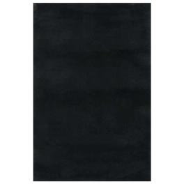 Shaggy rug black 100% polyester 94.5 x 133.9 in shaggy rug