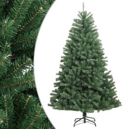 Artificial hinged christmas tree green