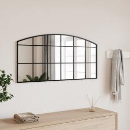 Wall mirror black glass 39.4 x 19.7 in mirror wall mirror