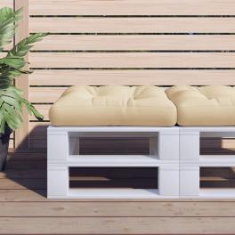 Pallet cushion beige polyester medium uv-resistant materials