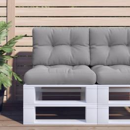 Pallet cushion grey fabric (100% polyester) 19.7x15.7x4.7 in