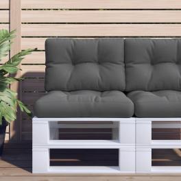 Pallet cushion anthracite polyester standard