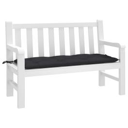 Garden bench cushion black 47.2"x19.7"x2.8" oxford fabric