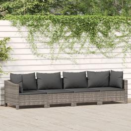 Garden lounge set grey