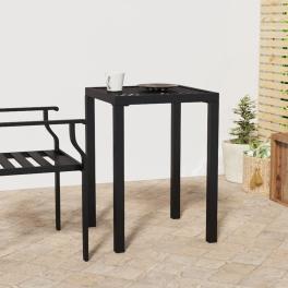 Garden table anthracite steel compact durable garden table