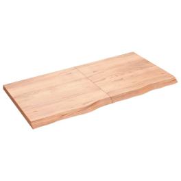Wall shelf light brown solid oak wood 47x23.6 foldable
