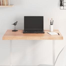Table top light brown solid oak wood 31.5x23.6x1.6 in table top