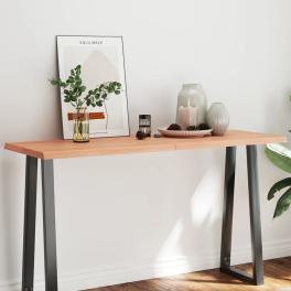 Table top light brown solid oak wood medium foldable tabletop