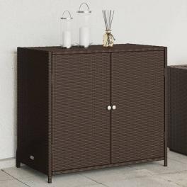 Garden storage cabinet brown