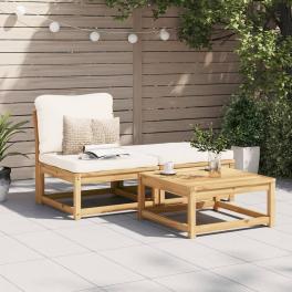 Garden lounge set cream white